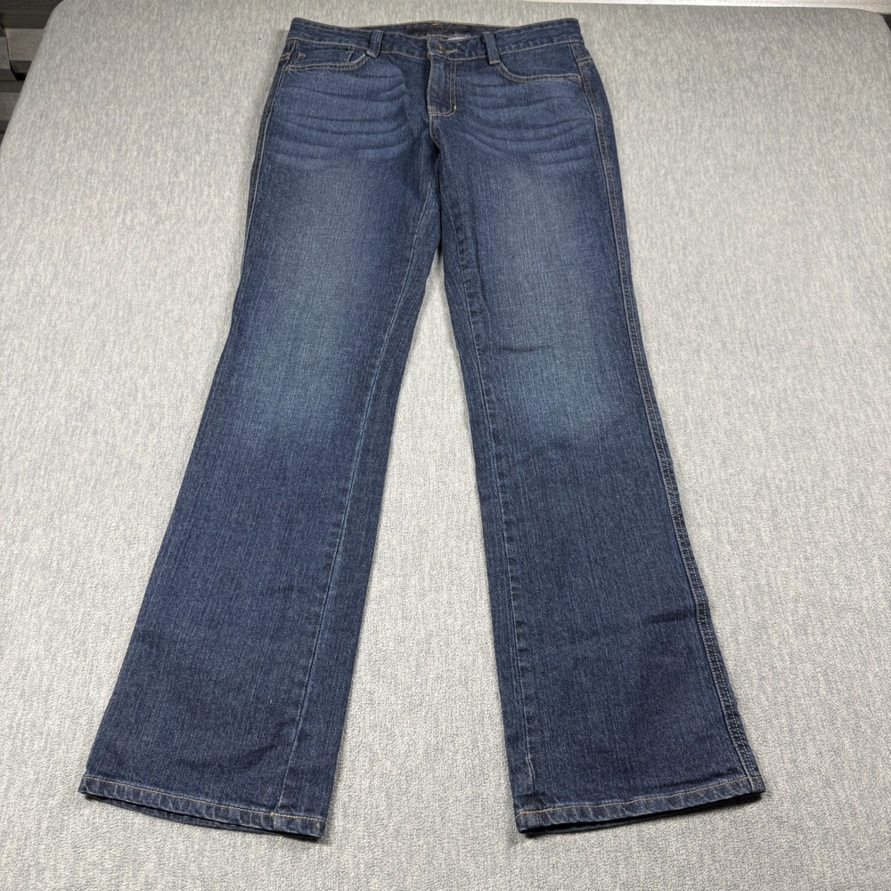 Calvin Klein Jeans Women 29/8‎ Blue Lean Boot Cut Dark Wash Stretch Casual Denim